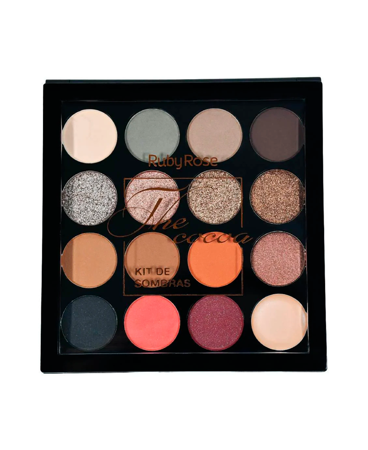 RUBY ROSE PALETA SOMBRAS 15 TONOS /1 BASE HB-1021