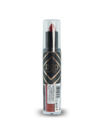 RUBY ROSE DUO MATE  LIPSTICK + LIQUID HB-8607  TONO 312 G-2