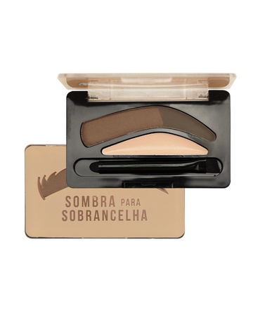 RUBY ROSE SOMBRA DOS TONOS + PRIMER DE CEJAS CHOCOLATE HB-9355