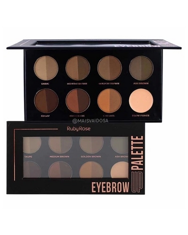 RUBY ROSE EYEBROW UP PALETTE 7 POLVOS PARA CEJA+ 1 PRIMER  HB-9356