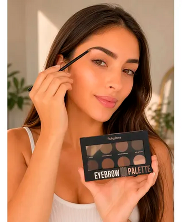 RUBY ROSE EYEBROW UP PALETTE 7 POLVOS PARA CEJA+ 1 PRIMER  HB-9356