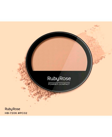 RUBY ROSE POLVO COMPACTO HB-7206 PC49
