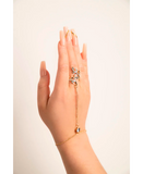 J BABE RING HAND BRACELET GOLD RB10