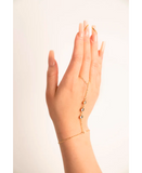 J BABE RING HAND BRACELET GOLD PLATED RB11