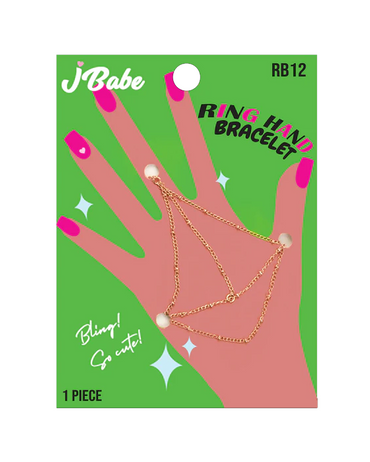 J BABE RING HAND BRACELET GOLD RB12