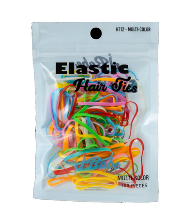 J BABE ELASTIC HAIR TIES MULTICOLOR HT12