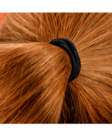 J BABE HAIR ELASTIC BANDS X10 PZS. HEB1 BLACK