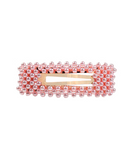 J BABE PEARL HAIR CLIPS RECTANGULO PINK HC13