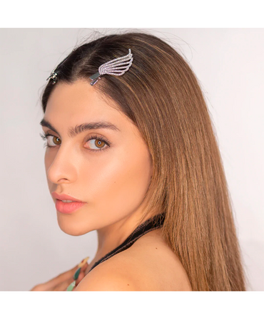 J BABE HAIR CLIP ANGEL WINGS HC14