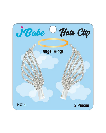 J BABE HAIR CLIP ANGEL WINGS HC14