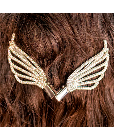 J BABE HAIR CLIP ANGEL WINGS HC14