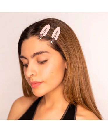 J BABE STYLING HAIR CLIP 2 PZS. PINK STH1