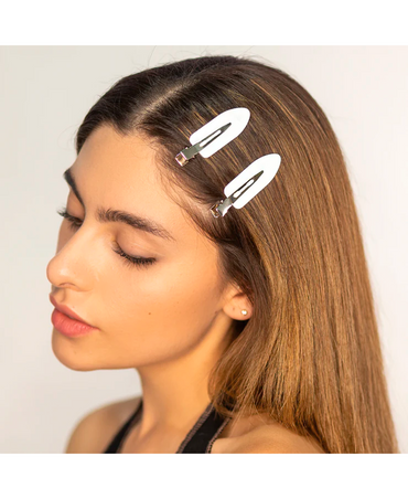 J BABE STYLING HAIR CLIP 2 PZS. BLANCO STH2