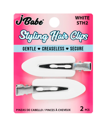 J BABE STYLING HAIR CLIP 2 PZS. BLANCO STH2
