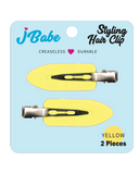 J BABE STYLING HAIR CLIP YELLOW 2 PIECES STH4