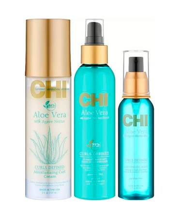 CHI ALOE VERA ALL SPIRALED OUT KIT TRIO PM8498