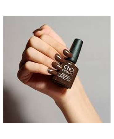 CND SHELLAC 0.25 OZ. 454 LEATHER GOODS