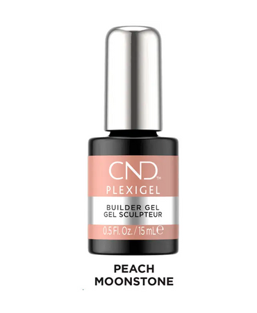 CND PLEXIGEL COLOR BUILDER PEACH MOONSTONE 0.5 OZ.