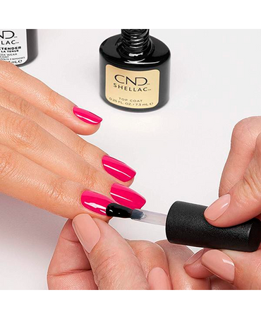 CND SHELLAC DURAFORCE TOP COAT 0.25 OZ.