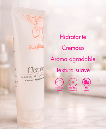 RUBY ROSE CLEANSER MAKEUP REMOVER CREAM HB-R201 - El Palacio De La Belleza