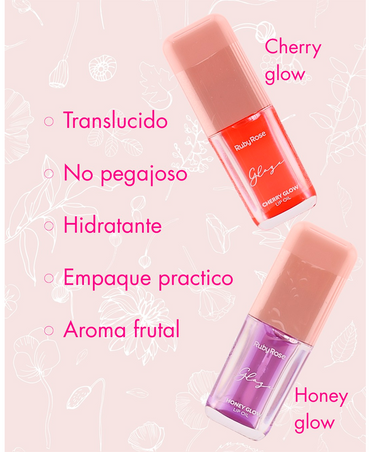 RUBY ROSE GLAZY LIP OIL HB-R8221-4 - El Palacio De La Belleza