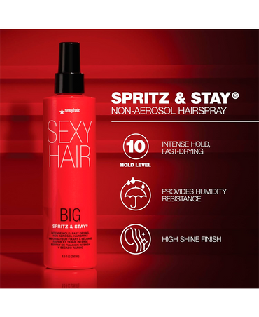 SEXY HAIR BIG SPRITZ AND STAY INTENSE HOLD SPRAY NO-AEROSOL 200 ML.