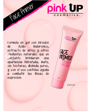 PINK UP FACE PRIMER PKF500 30 ML. - El Palacio De La Belleza