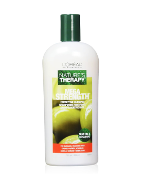LOREAL TECHNIQUE NATURE`S THERAPY MEGA STRENGTH SHAMPOO FORTIFICANTE 355 ML.