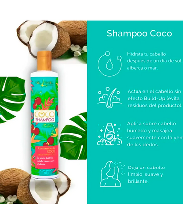 NEKANE COCO SHAMPOO SIN SAL 300 ML. - El Palacio De La Belleza