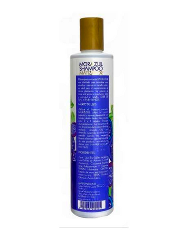 NEKANE SHAMPOO MATIZADOR MORA AZUL SIN SAL 300 ML.