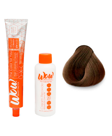 WOW TINTE 6.13 RUBIO OBSCURO CENIZO DORADO