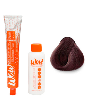 WOW TINTE 4.65 CASTAÑO ROJIZO CAOBA