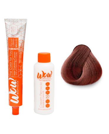 WOW TINTE 7.52 RUBIO CAOBA NACARADO