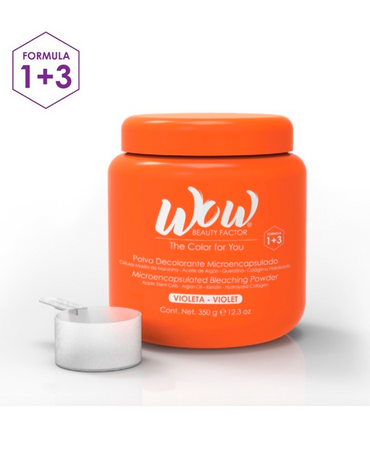 WOW DECOLORANTE VIOLETA 350 GRS.