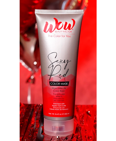 WOW SWEET SEXY RED/MASCARILLA COLOR ROJO 250 ML.