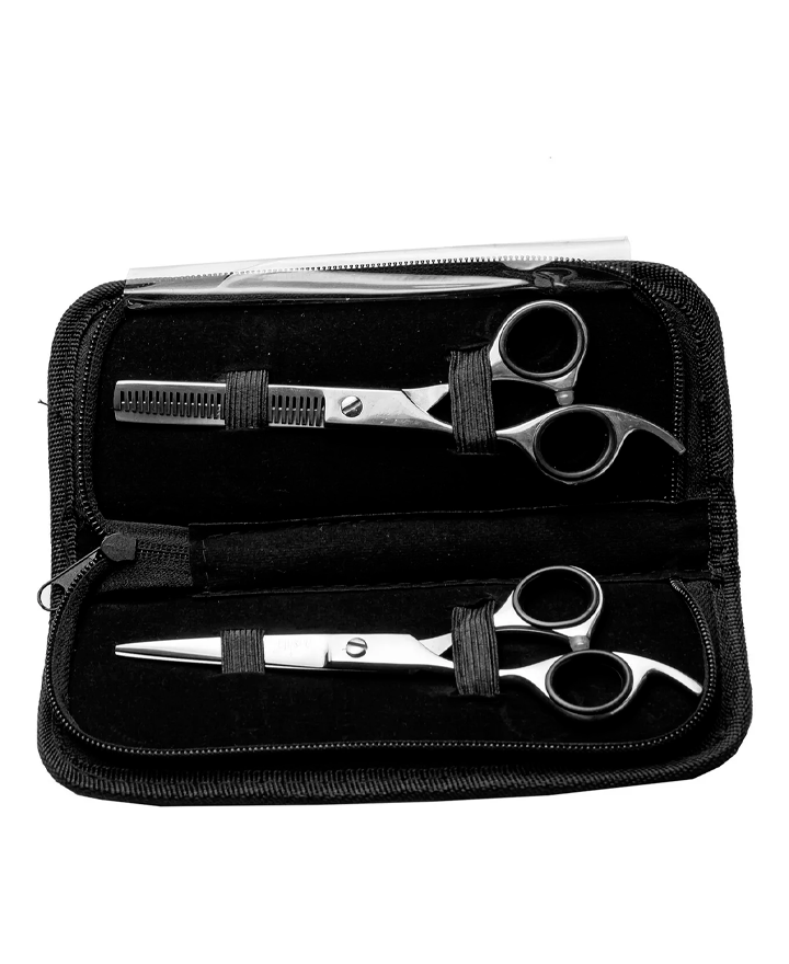 AASHTA KIT 2 TIJERAS PLATA PARA ZURDOS CORTE/ENTRESACAR 6" (PS644/PS645) PICBSK-77