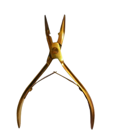 AASHTA PINZA APLICACION DE EXTENSION DORADA PN-1128-G