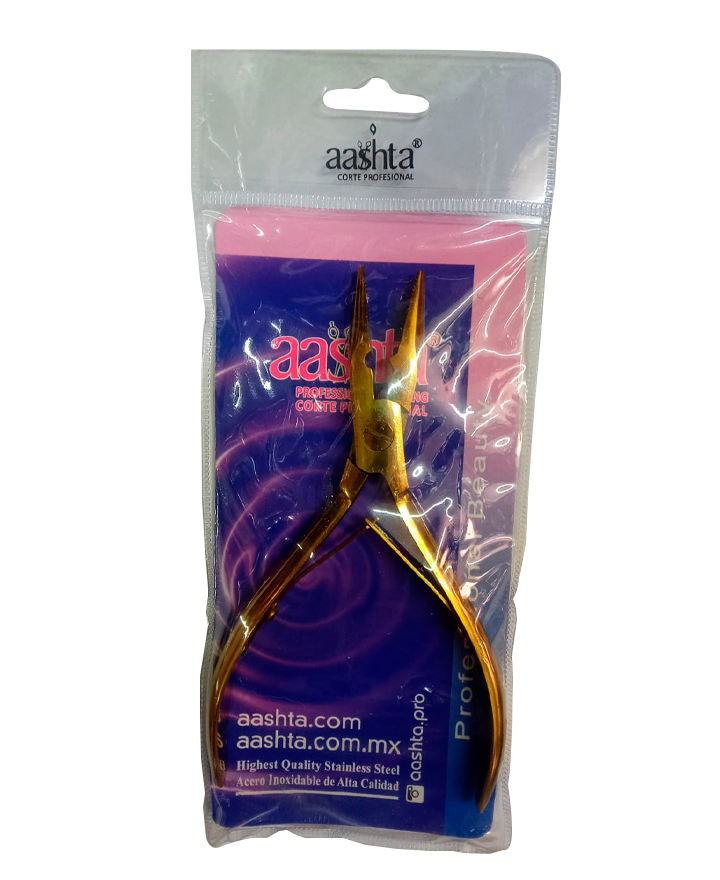 AASHTA PINZA APLICACION DE EXTENSION DORADA PN-1128-G