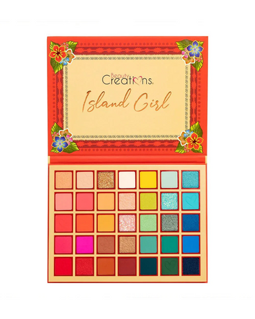 BEAUTY CREATIONS ESTUCHE DE SOMBRAS C/35 TONOS #BCE17 ISLAND GIRL