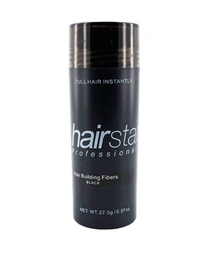 HAIR STAR POLVO FIBRAS CAPILARES TONO NEGRO 12 GRS.