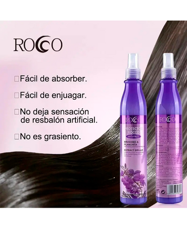 ROCCO PLANCHITA Y BRUSHING TERMO PROTECTOR ANTI FRIZZ 375 ML.