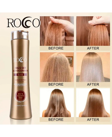 ROCCO FRIZZ OFF SHAMPOO CON KARITE 400 ML.