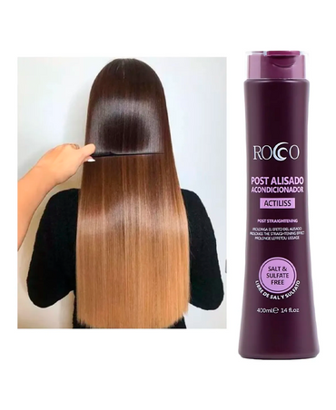 ROCCO POST ALISADO ACONDICIONADOR LIBRE DE SAL Y SULFATOS 400 ML.