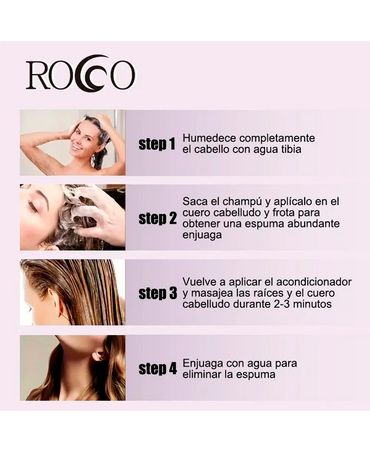 ROCCO POST ALISADO ACONDICIONADOR LIBRE DE SAL Y SULFATOS 400 ML.