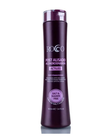 ROCCO POST ALISADO ACONDICIONADOR LIBRE DE SAL Y SULFATOS 400 ML.