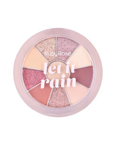 RUBY ROSE MINI PALETA DE SOM E ILUM HB-1075-4-LET IT RAIN