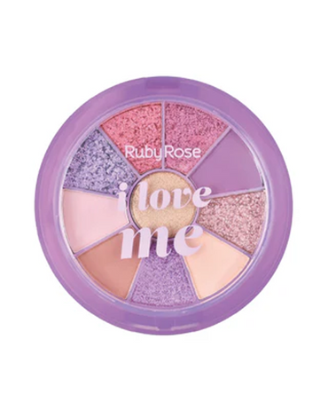 RUBY ROSE MINI PALETA DE SOM E ILUM HB-1075-8-I LOVE ME