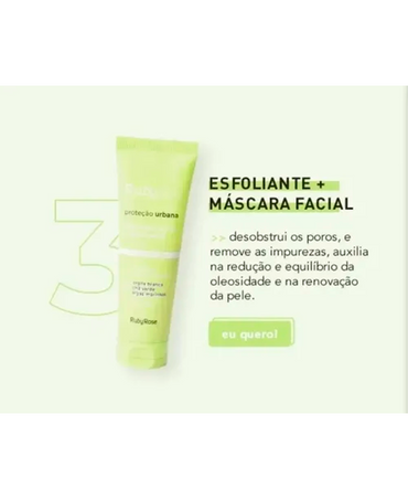 RUBY SKIN MASCARILLA FACIAL EXFOLIANTE HB-407 50 GR.
