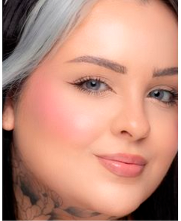 RUBY ROSE FEELS MOOD CREAM BLUSH HB-6118 B130 PEACH PUFF