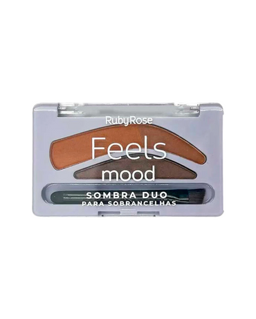 RUBY ROSE FEELS MOOD SOMBRA DUO PARA SOBRANCELHAS COR-03 HB-9357